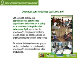 Comunicacion para el desarrollo claudia baya fao bolivia
