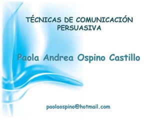 Comunicacion Persuasiva 2