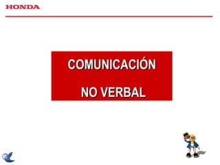 COMUNICACIÓN NO VERBAL 