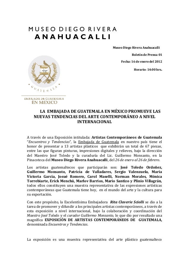 Comunicado Museo Diego Rivera