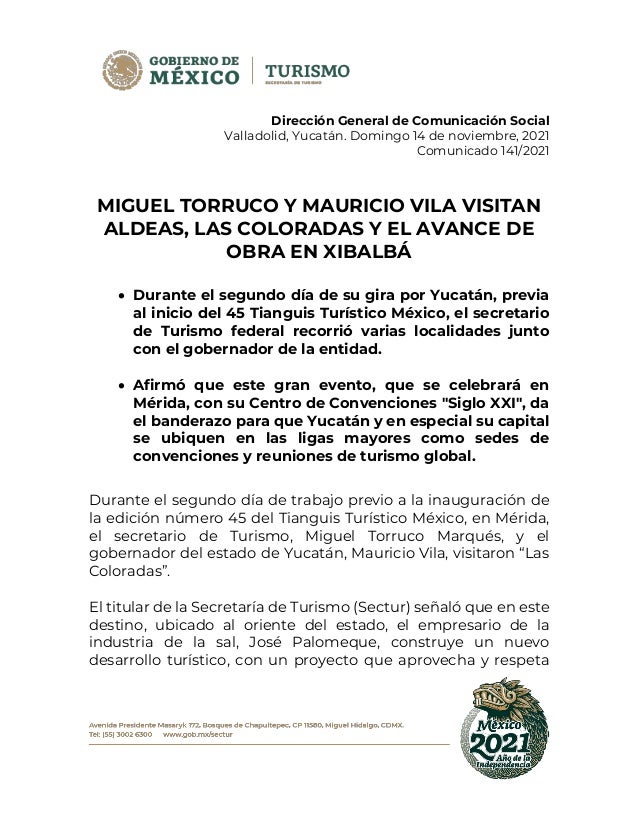 Miguel Torruco y Mauricio Vila visitan aldeas, las coloradas y el avance de obra en xibalbá 2 miguel torruco y mauricio vila visitan aldeas las coloradas y el avance de obra en xibalb 1 638