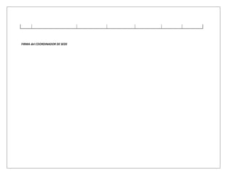 FIRMA del COORDINADOR DE SEDE