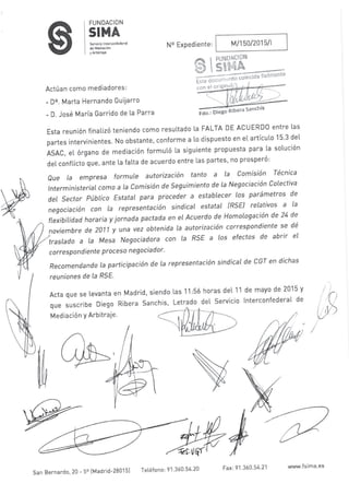 Demanda de conflicto colectivo por aplicación de flexibilidad horaria en reducción de jornada