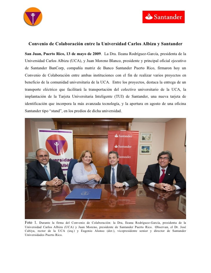 convenio de banca comunicado de prensa convenio de colaboraci 243 n banco santander convenio de banca comunicado de prensa convenio de colaboraci 243 n banco santander