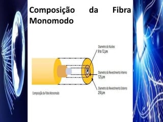 Composição   da   Fibra
Monomodo
 