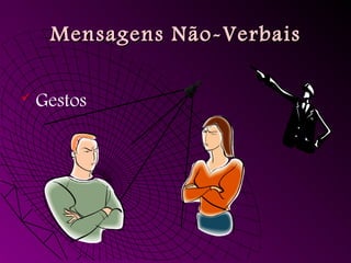  Gestos
Mensagens Não-VerbaisMensagens Não-Verbais
 