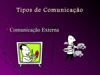 Tipos de ComunicaçãoTipos de Comunicação
 Comunicação ExternaComunicação Externa
 