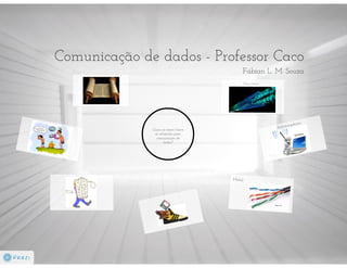 Meios físicos já utilizados para comunicação de dados - Professor Caco - Fábian Souza