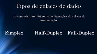Em telecomunicações e redes de computadores, um canal de comunicação, ou
canal, refere-se tanto a um meio de transmissão físico, como um fio, ou a uma
conexão lógica sobre um meio multiplexado, como um canal de rádio. Um canal
é utilizada para transmitir um sinal de informação, por exemplo, uma corrente de
bits digital, a partir de um ou vários emissores (ou transmissores) para um ou
vários receptores. Um canal tem uma certa capacidade para a transmissão de
informação, muitas vezes, medida pela sua largura de banda em Hz ou a sua taxa
de dados em bits por segundo.
 