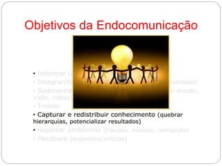Objetivos da Endocomunicação