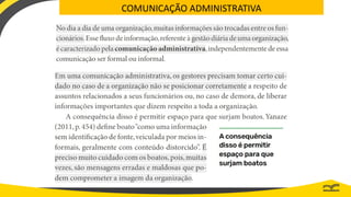 COMUNICAÇÃO ADMINISTRATIVA
 
