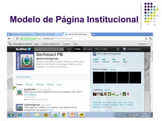 Modelo de Página Institucional 