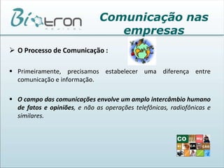 Uma empresa não apenas objetiva gerar bens econômicos, para uma relação de troca entre produtor e consumidor.