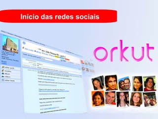 Início das redes sociais