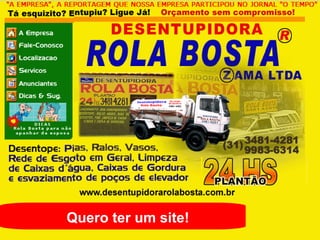 Quero ter um site!