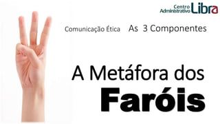 Centro 
Administrativo 
Comunicação Ética As 3 Componentes 
A Metáfora dos 
Faróis 
 
