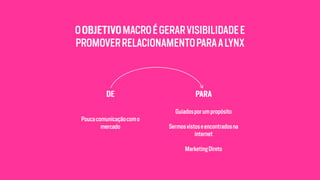 Propósito Lynx Consultoria