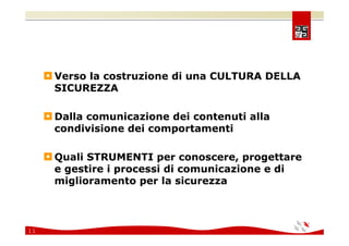 Comunicare e coinvolgere il personale sulla Sicurezza 2008