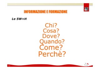 Comunicare e coinvolgere il personale sulla Sicurezza 2008
