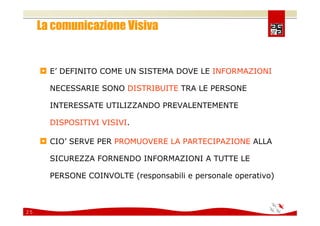 Comunicare e coinvolgere il personale sulla Sicurezza 2008