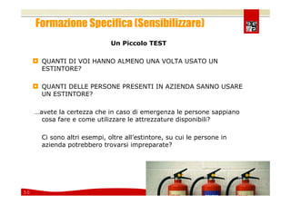 Comunicare e coinvolgere il personale sulla Sicurezza 2008