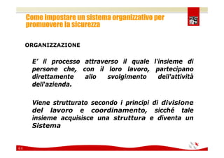 Comunicare e coinvolgere il personale sulla Sicurezza 2008