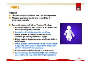 Comunicare e coinvolgere il personale sulla Sicurezza 2008