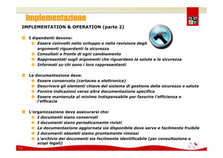 Comunicare e coinvolgere il personale sulla Sicurezza 2008