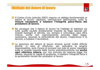 Comunicare e coinvolgere il personale sulla Sicurezza 2008