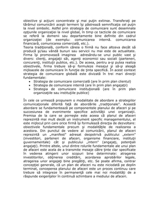 Comunicare In Afaceri