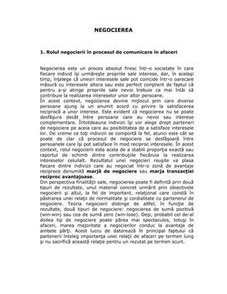 Comunicare In Afaceri