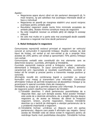 Comunicare In Afaceri