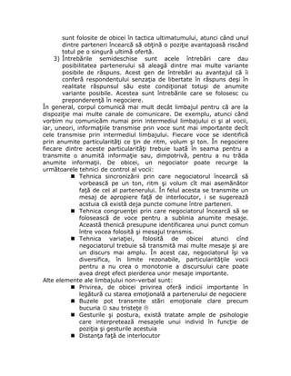 Comunicare In Afaceri