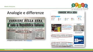 Fieramilanocity 23-25 marzo 2018
Analogie e differenze
Alberto Ardizzone
Immagine di Pubblico dominio – link a Wikipedia
 