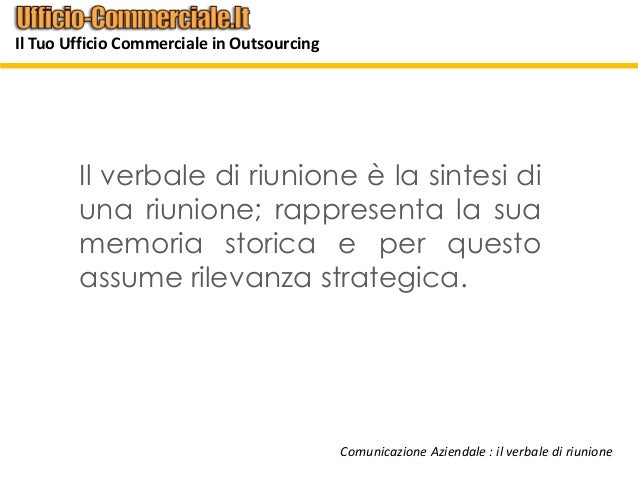 Comunicazione Aziendale, come scrivere un Verbale di Riunione