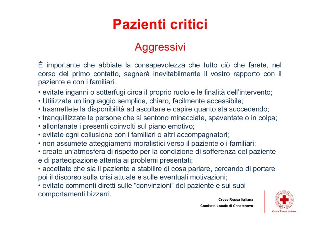 Comunicazione efficace con il paziente