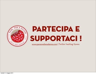 E , W
                                         EB & S
                                                A
                                                  L
                           "http://www.w3.org/TR/xhtml1/DTD/xhtml1-
                           transitional.dtd">
                           <html xmlns="http://www.w3.org/1999/xhtml"       dir="ltr">




                                                                                                              partecipa e
                           N




                                                                                                A



                           <head   profile="http://gmpg.org/xfn/11">

                                                 <script
              PA




                           src="http://unclepear.com/wp-content/themes/wordpress-
                                                                                                    ME




                           naked/js/jquery.js" type="text/javascript"></script>
                                                 <script
                           src="http://unclepear.com/wp-content/themes/wordpress-
                           naked/js/jquery.scrollTo.js"
                           type="text/javascript"></script>

                                                 <script type="text/javascript"
                           src="http://unclepear.com/wp-content/themes/wordpress-
             -DUEMILADIE




                           naked/js/jquery.cycle.all.min.js"></script>
                                                 <script
                           src="http://unclepear.com/wp-content/themes/wordpress-




                                                                                                              supportaci !
                           naked/js/gio.js" type="text/javascript"></script>

                                                    <title>unclepear</title>
                                                                                                      CI A-




                                                    <style    type="text/css"
                           media="screen">
                                                                       @import           url(
                           http://unclepear.com/wp-content/themes/wordpress-
                           naked/style.css );
                                                                                                     RES




                                                 </style>

                                                 <meta http-equiv="Content-Type"
                           content="text/html; charset=UTF-8" />
                                                 <link rel="alternate"
                                                                                                    -B
                  CI




                           type="application/rss+xml" title="RSS 2.0"
                           href="http://unclepear.com/feed/" />
                                                 <link rel="alternate"
                     -




                           type="text/xml" title="RSS .92"
                           href="http://unclepear.com/feed/rss/" />
                                                 <link rel="alternate"
                           type="application/atom+xml" title="Atom 1.0"
                           S




                           href="http://unclepear.com/feed/atom/" />



                               C
                                                                                                P
                           O




                                                 <link rel="pingback"


                                                                                                M
                           href="http://unclepear.com/xmlrpc.php" />


                                   IA
                           rel='archives'    title='April    2010'
                                                                                <link

                                                                                           A
                                         L                                              RC
                                               MEDIA BA                                                       www.panewebesalame.com | Twitter hashtag #pwes




martedì 11 maggio 2010
 