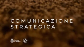 Introduzione alla Comunicazione strategica