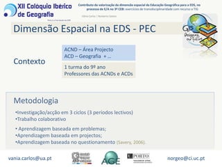 Como pode a EG contribuir para a implementação da transdisciplinaridade, em contexto de ensino e aprendizagem, essencial na EDS?