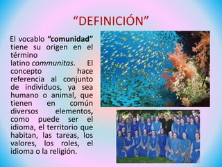 Ejemplo De Comunidad Biologica
