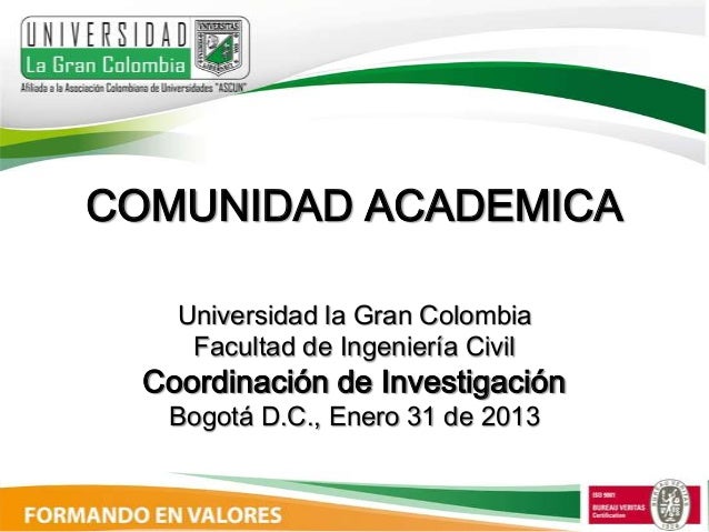Comunidad Academica 2013