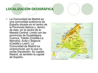 Comunidad Auton ma De Madrid PPT comunidad-auton-ma-de-madrid-ppt