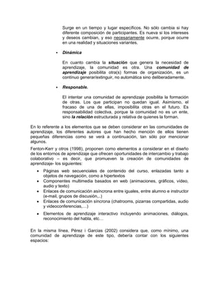 Comunidad  de aprendizaje