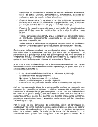 Comunidad  de aprendizaje