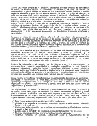 Comunidad de aprendizaje | PDF