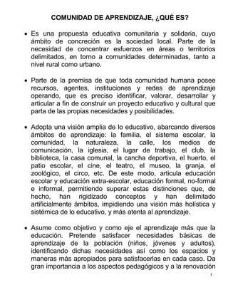 Comunidad de aprendizaje Rosa Maria.torres | PDF