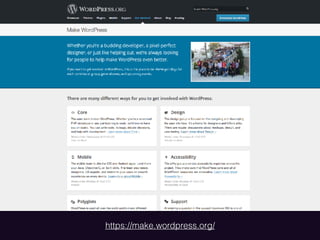 https://make.wordpress.org/
 