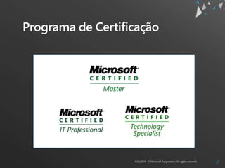 Programa de Certificação
 
