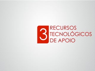 RECURSOS
TECNOLÓGICOS
DE APOIO3
 
