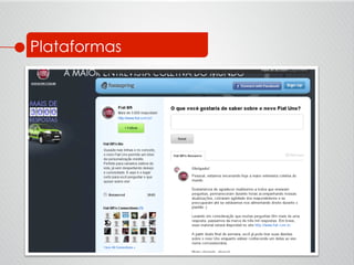 Plataformas
 